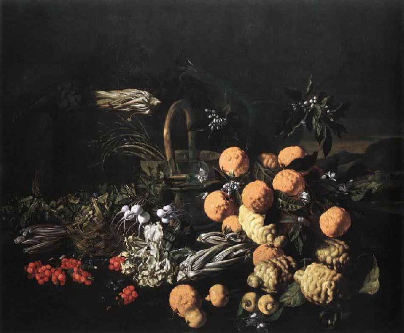 RUOPPOLO, Giovanni Battista Still life in a Landscape